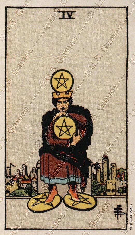 02.04 - Four of Pentacles